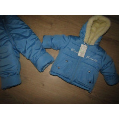 New winter set (jumpsuit and jacket!) Vestes size 92 cm, blue.