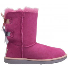 Уггі з стрічками UGG Australia Bailey Bow Kids II Boot Pink Azalea/Icelandic Blue  (Розмір 29)