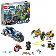 Конструктор LEGO Marvel Super Heroes Avengers Speeder Bike Attack Месники: Атака зомбі (76142)