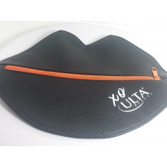 Косметичка - Ulta Xo Lippie Love Nyx Lips Makeup Bag Black Lip на молнии