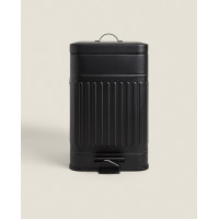 Сміттєве відро з педаллю ZARA HOME 20 літрів чорне металеве