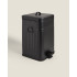 ZARA HOME 20-litre black metal pedal bin