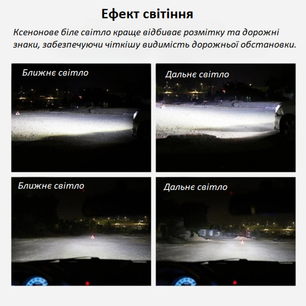 Комплект 2 LED лампи для фар далекого/ближнього світла IRONWALLS H11/H9/H8 6500K 420000LM