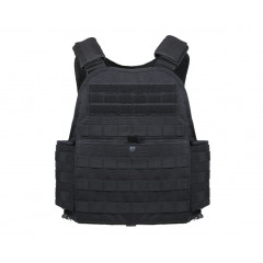 Тактический разгрузочный жилет Rothco MOLLE Plate Carrier с карманами под плиты регулируемый черный