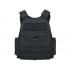 Rothco MOLLE Plate Carrier tactical unloading vest with pockets for plates, adjustable, black