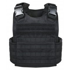 Rothco MOLLE Plate Carrier tactical unloading vest with pockets for plates, adjustable, black