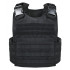 Rothco MOLLE Plate Carrier tactical unloading vest with pockets for plates, adjustable, black