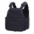 Rothco MOLLE Plate Carrier tactical unloading vest with pockets for plates, adjustable, black