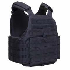 Rothco MOLLE Plate Carrier tactical unloading vest with pockets for plates, adjustable, black