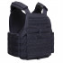 Rothco MOLLE Plate Carrier tactical unloading vest with pockets for plates, adjustable, black