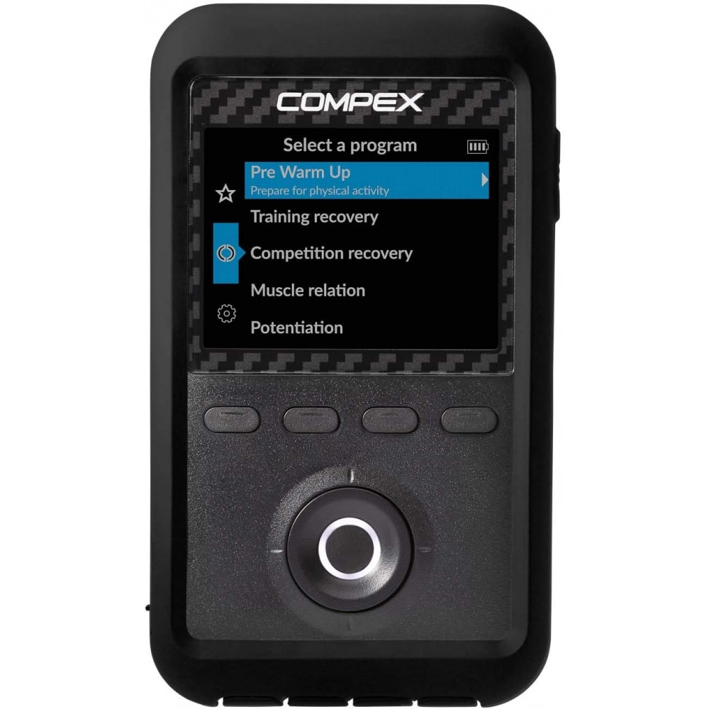 Compex Sport Elite 3.0 Portable Muscle Stimulator, Black