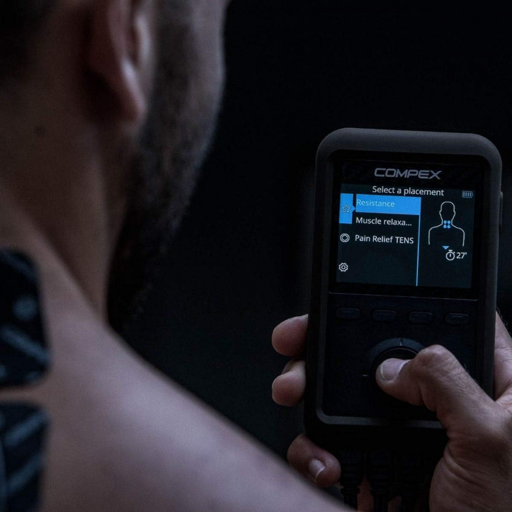 Compex Sport Elite 3.0 Portable Muscle Stimulator, Black