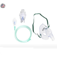 Dynarex adult inhalation mask with 6cc reservoir bowl and 7' tube