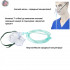 Dynarex adult inhalation mask with 6cc reservoir bowl and 7' tube