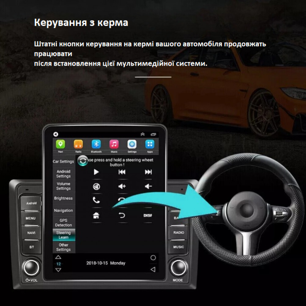 Автомобильный мультимедийный центр 9.7″  FM-MUS-9700 для Ford Mustang 2005-2009