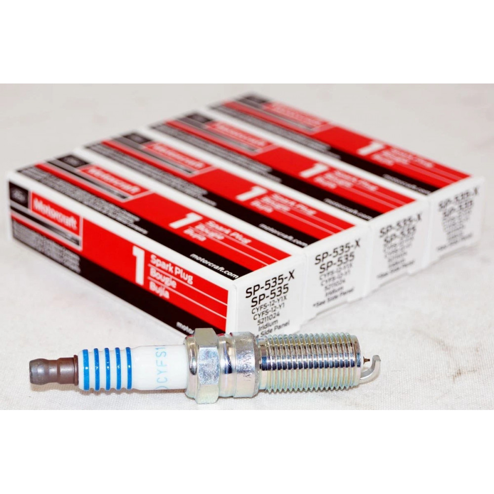 Motorcraft SP535X iridium spark plug set for Ford and Lincoln, 4 pcs