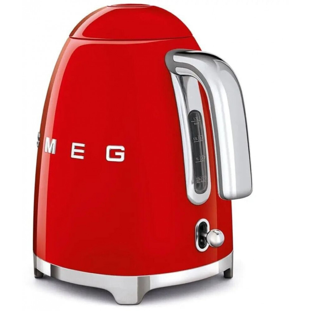 Smeg KLF04RDEU Electric Kettle, Red, 1.7 L