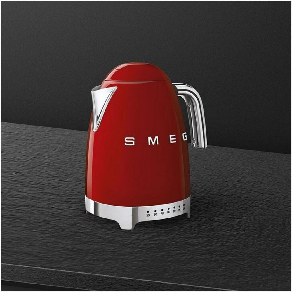Smeg KLF04RDEU Electric Kettle, Red, 1.7 L