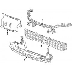 Заслонка радіатора GM 86586532 Air Shutter для Blazer EV/LYRIQ/Equinox EV/Honda Prologue/Acura ZDX (2024–2025) 