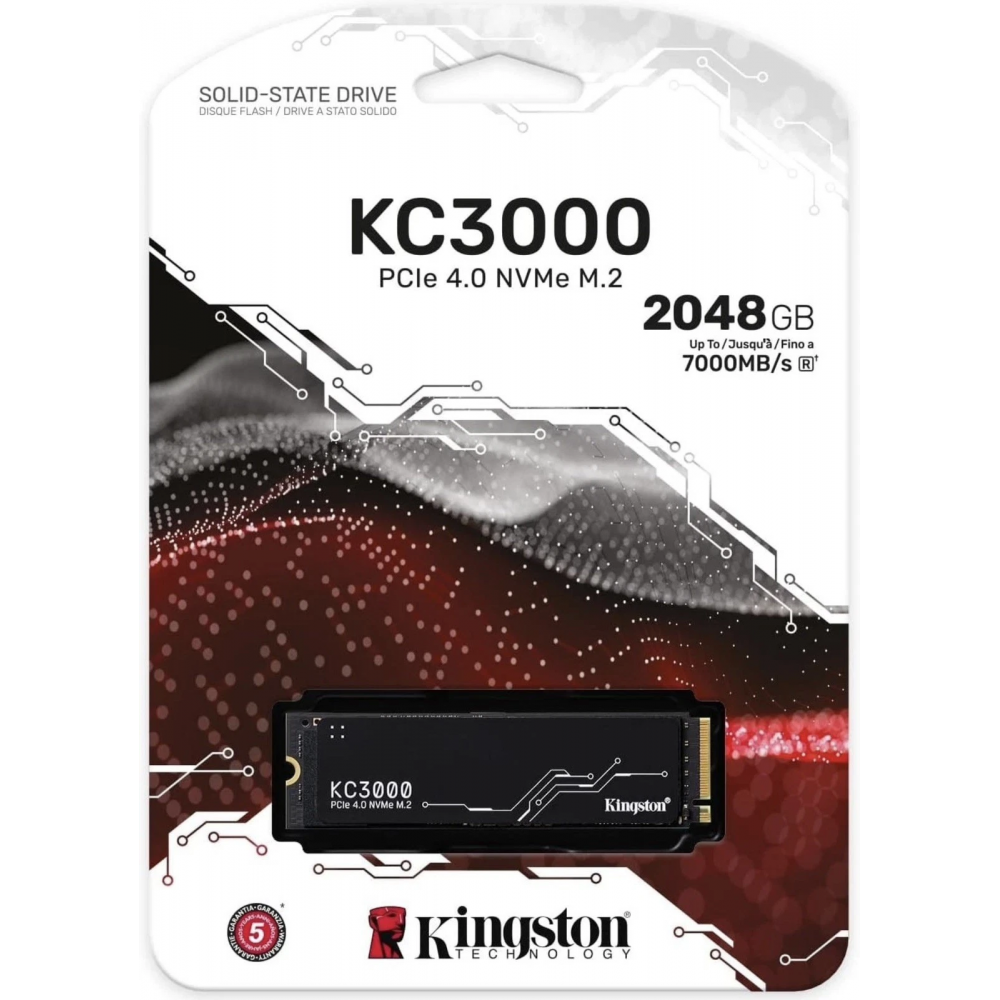 SSD-накопитель Kingston KC3000 2.05 ТБ формата M.2 2280