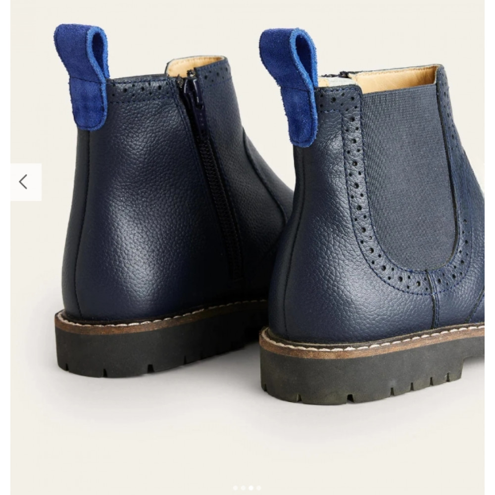 Boden Chelsea children's demi-season boots, dark blue, size 34