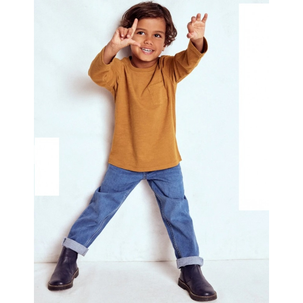 Boden Chelsea children's demi-season boots, dark blue, size 34