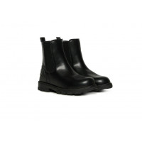 Women's Diesel D-Hammer AK Elastic leather boots, black, size 38 (24.5 cm)