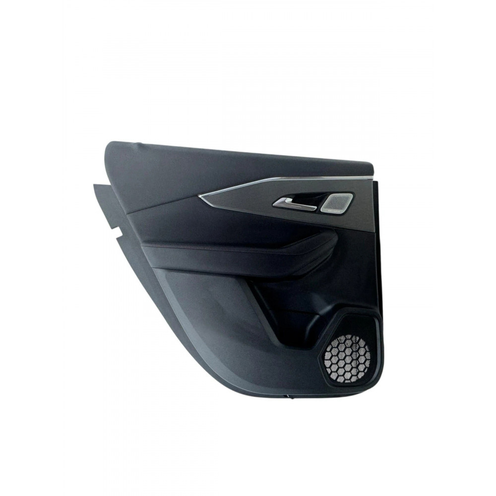 Внутренняя отделка двери задняя левая для Acura ZDX 2024-2025 черная с красной вставкой