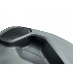 Внутрішнє оздоблення дверей заднє ліве для Acura ZDX 2024-2025 чорне з червоною вставкою