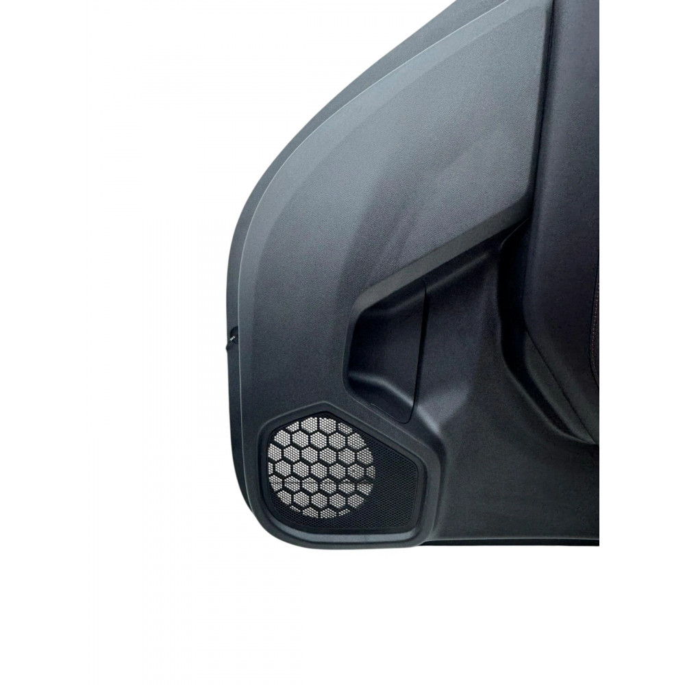 Внутренняя отделка двери задняя левая для Acura ZDX 2024-2025 черная с красной вставкой