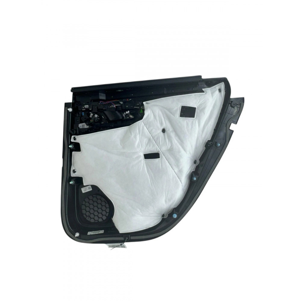 Внутренняя отделка двери задняя левая для Acura ZDX 2024-2025 черная с красной вставкой