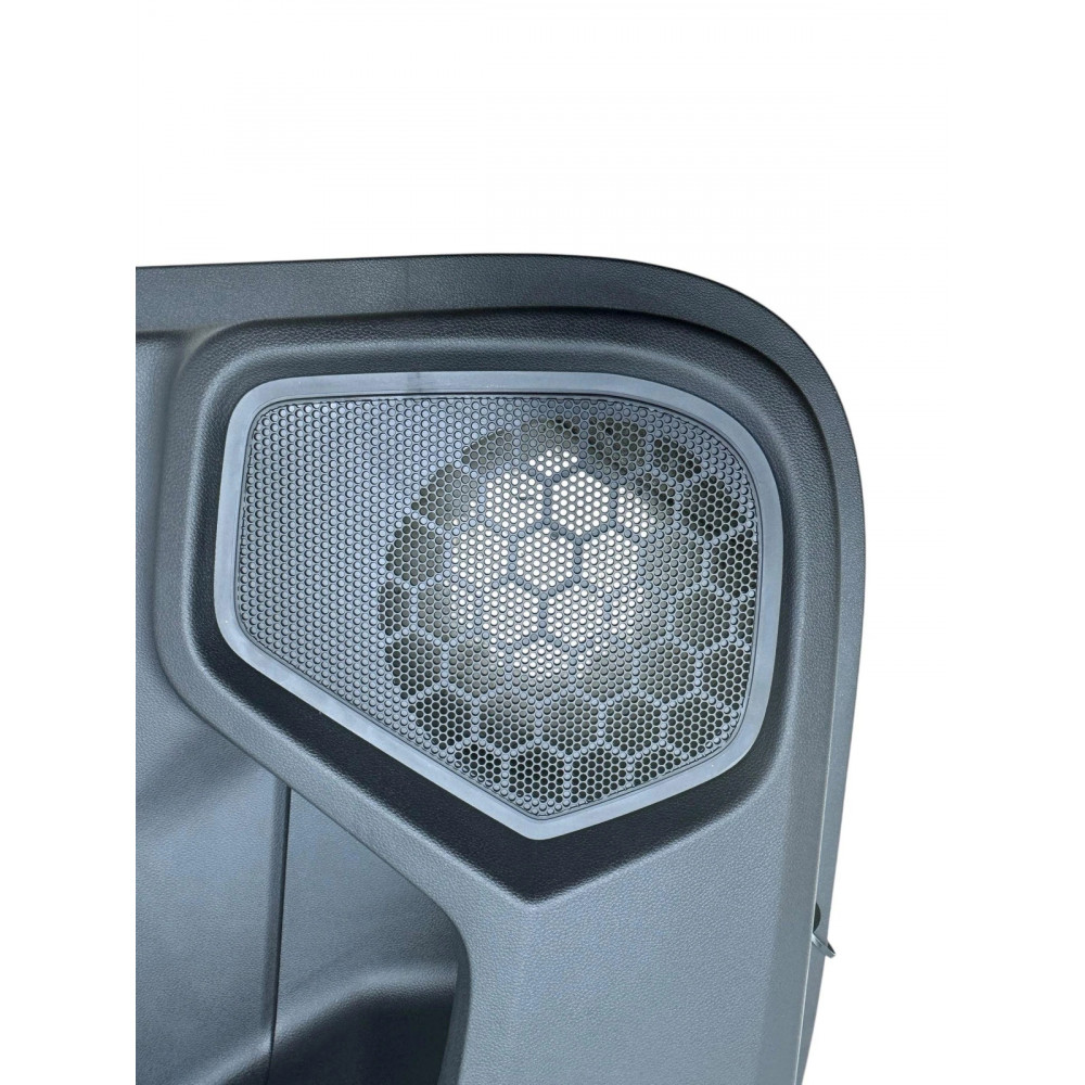 Внутренняя отделка двери задняя левая для Acura ZDX 2024-2025 черная с красной вставкой