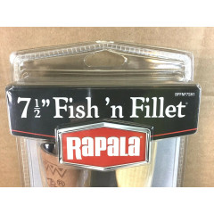 Rapala Fish Kitchen 19 cm stainless steel filleting knife with birch lacquered handle and sharpener