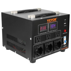 Інвертор-конвертер напруги VEVOR 3000W двонаправлений 110/220V