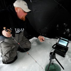 Штатив-тринога для підводної камери Aqua-Vu Mo-Pod 3 з приводом і пультом управління