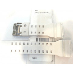 Casio G-Shock GAC100GW-7 white watch strap