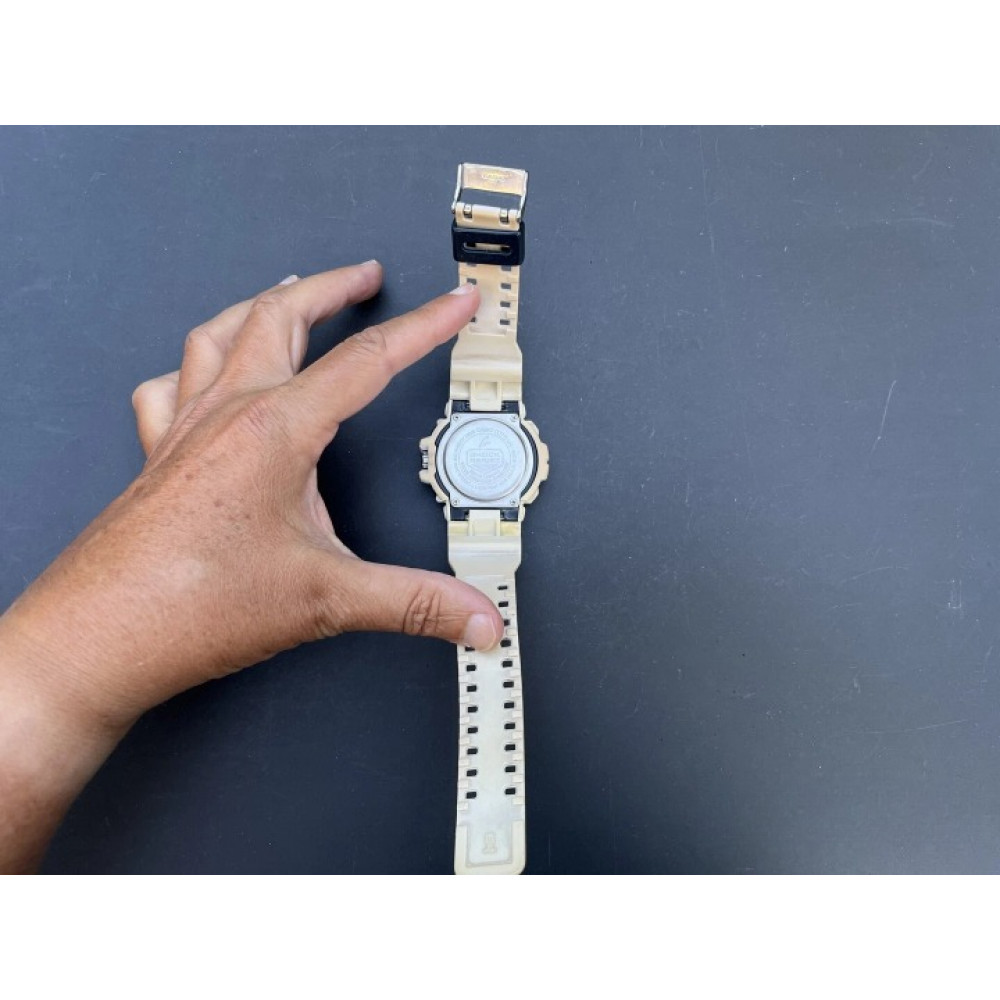 Годинник наручний Casio G-SHOCK GAC-100GW 53 мм білий б/у в хорошому стані