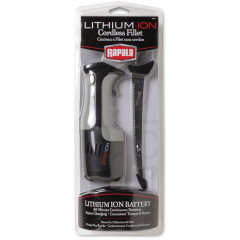 Електричний філейний ніж Rapala Lithium Ion Cordless Fillet 18 см чорний