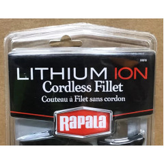 Електричний філейний ніж Rapala Lithium Ion Cordless Fillet 18 см чорний