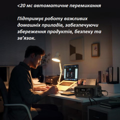 Портативна зарядна станція EF EcoFlow RIVER 3 245Wh 300W/X-Boost 600W чорна