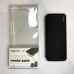 Повербанк LogiLink PA0145 10000 мА·год 3 порти USB чорний