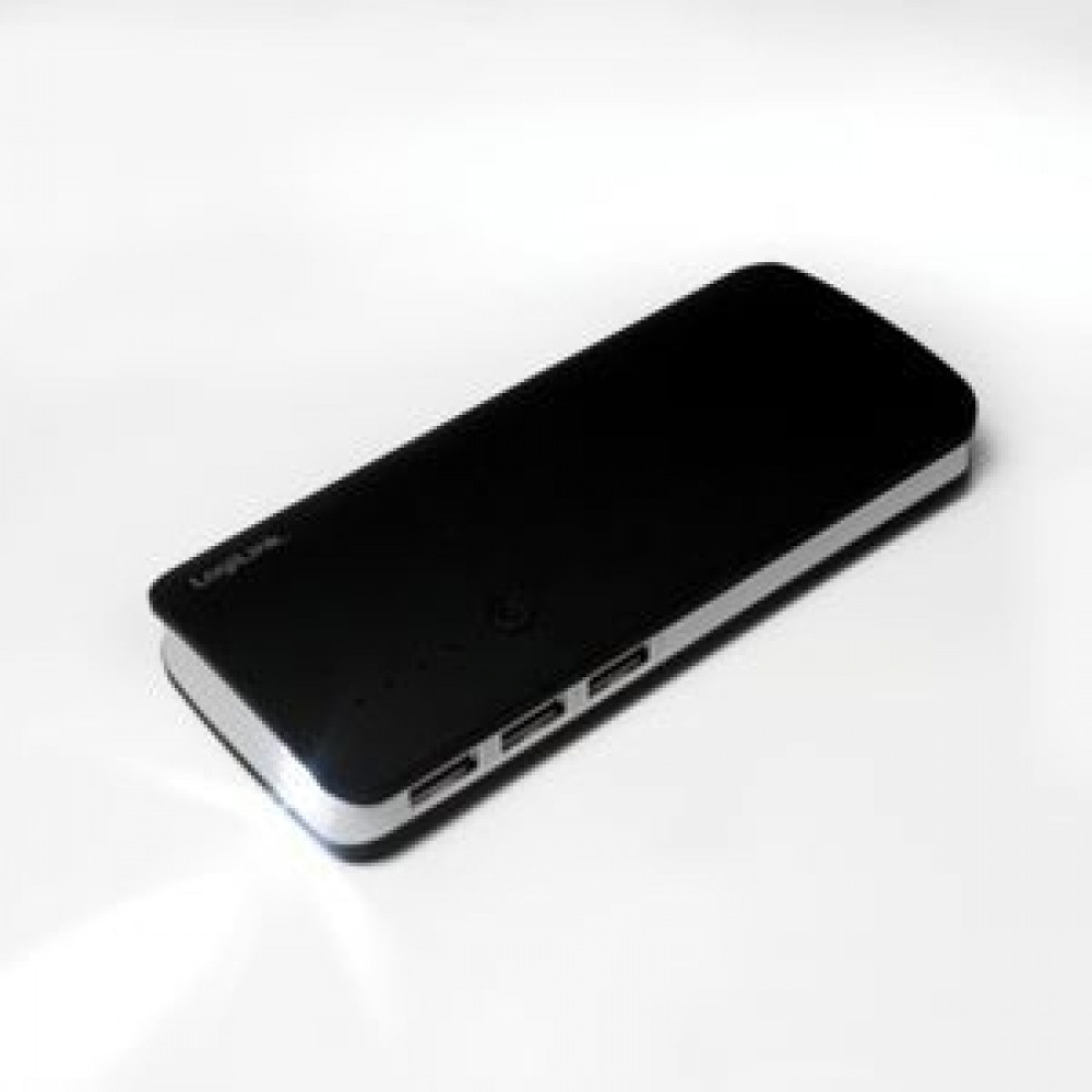 Повербанк LogiLink PA0145 10000 мА·год 3 порти USB чорний