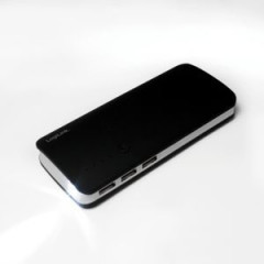 Повербанк LogiLink PA0145 10000 мА·год 3 порти USB чорний