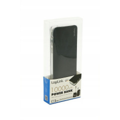 Повербанк LogiLink PA0145 10000 мА·год 3 порти USB чорний