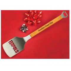 Гриль-лопатка Rapala SS Sportula Flipper з відкривачкою для пляшок з нержавіючої сталі