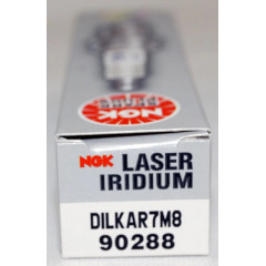 Іридієва свічка запалювання NGK 90288 Laser Iridium Spark Plug DILKAR7M8 для Honda/Mazda/Toyota/Lexus/Nissan/Infiniti/Hyundai/Kia 1 шт