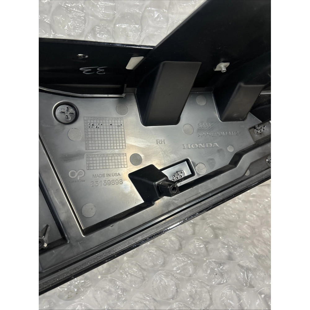 Decorative radiator panel for Acura ZDX A-Spec Type S black OEM 08F21-PS3-200 without logo