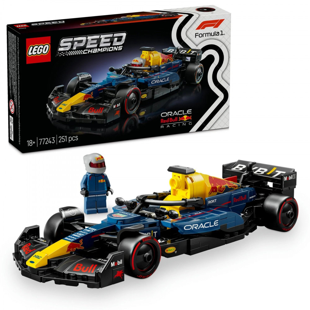Конструктор LEGO Speed Champions Гоночный болид RB20 команды Red Bull Racing 251 деталь