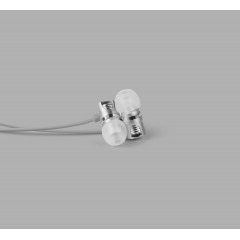 Vacuum Wired Earbuds ID America Spark High Definition IDH101-SIL Silver