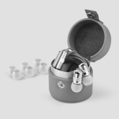 Vacuum Wired Earbuds ID America Spark High Definition IDH101-SIL Silver